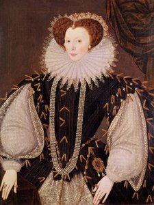 Portrett av Elizabeth Sydenham, Lady Drake, ca. 1585